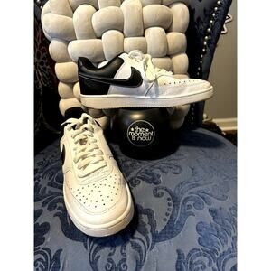 Nike Court Vision Low White Black Size 7/EU 38